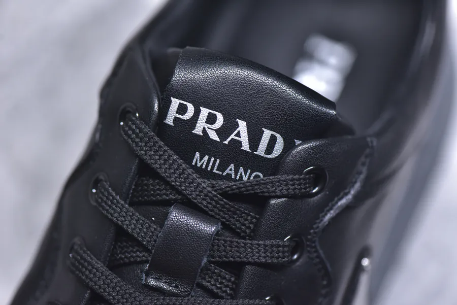 PRADA Thick Sole Logo Low Top Sneakers