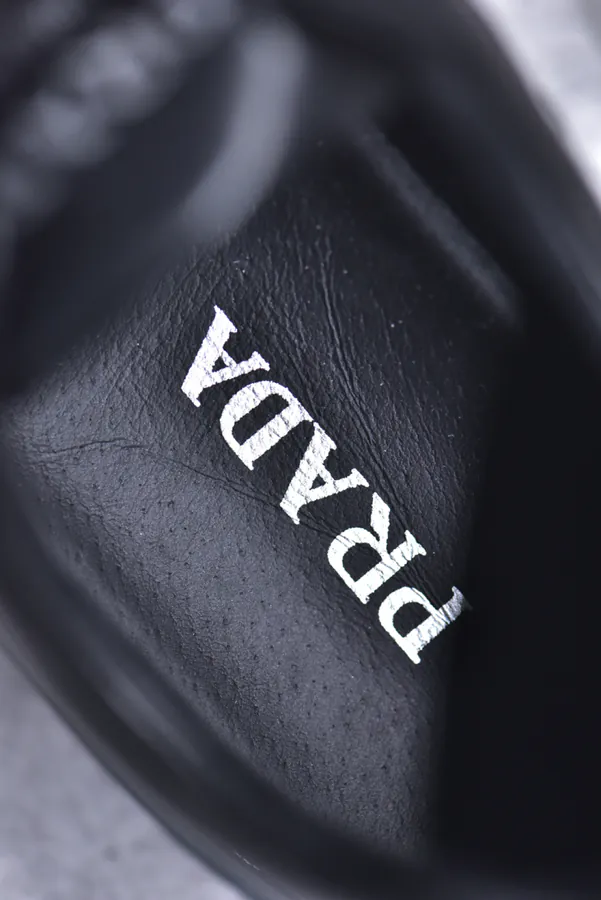 PRADA Thick Sole Logo Low Top Sneakers