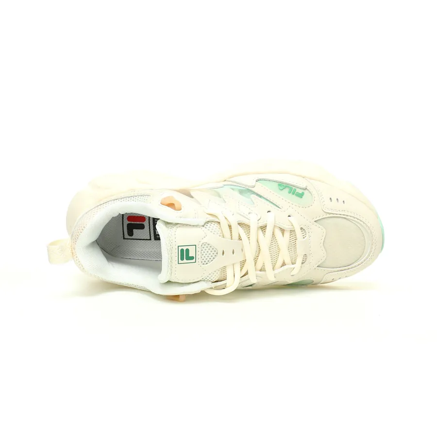Fila Fashion Fern 2 Vintage Dad Shoes with Leather and Mesh Upper