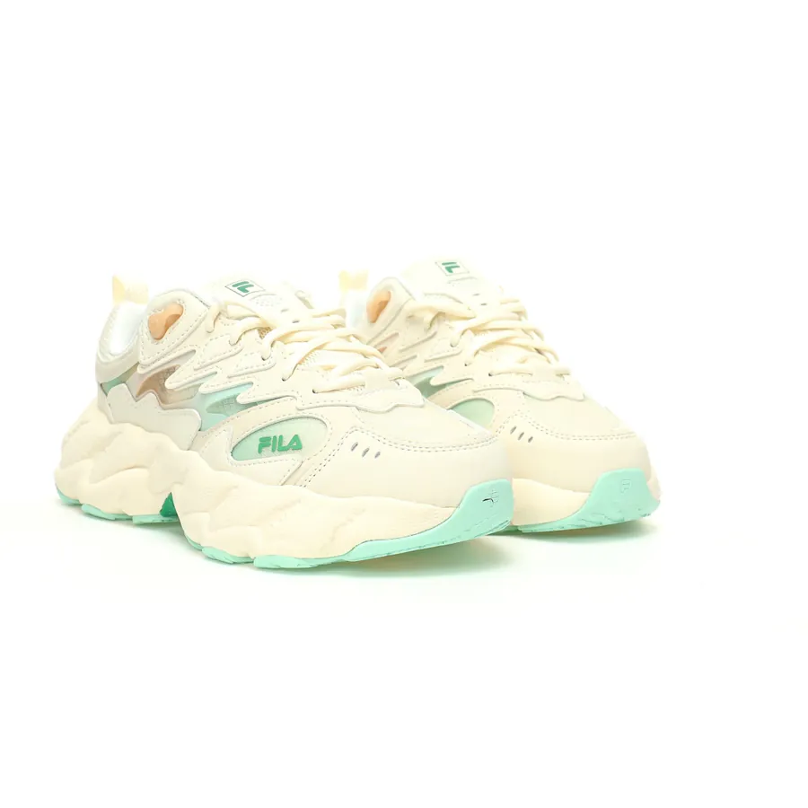 Fila Fashion Fern 2 Vintage Dad Shoes with Leather and Mesh Upper