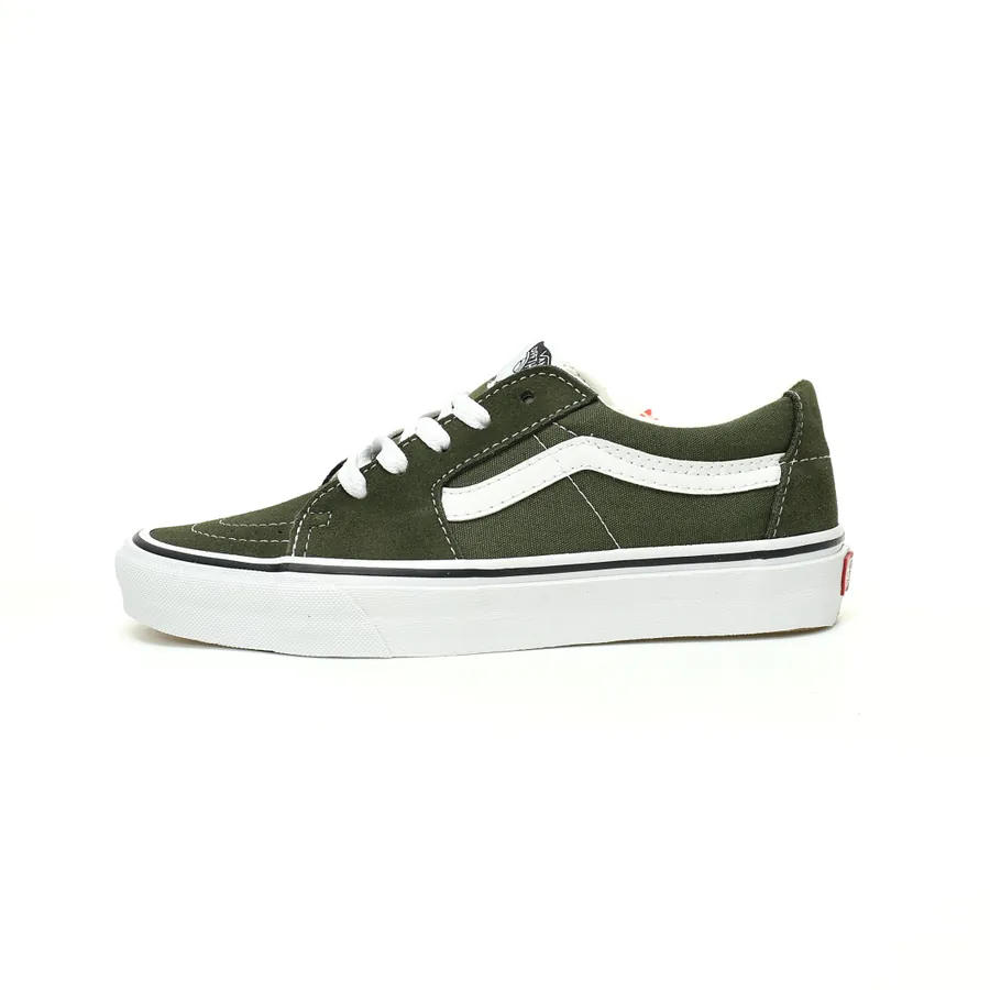 Vans SK8 Low RedWhite Modified Low Top Canvas Sneaker
