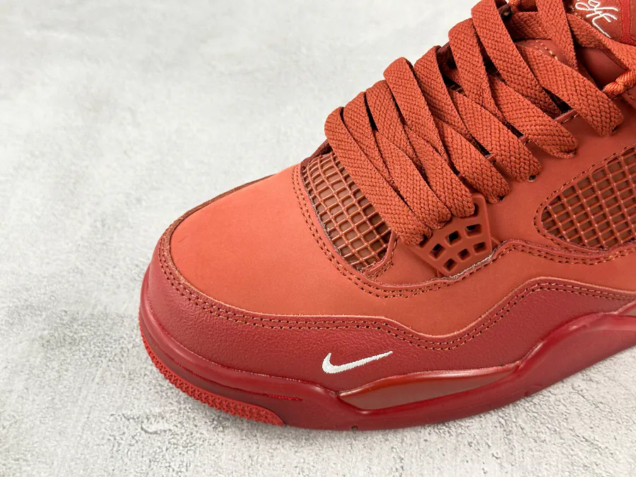 Nigel Syester x Air 4 OG 'Bri by Bri' BIKE Orange Brown