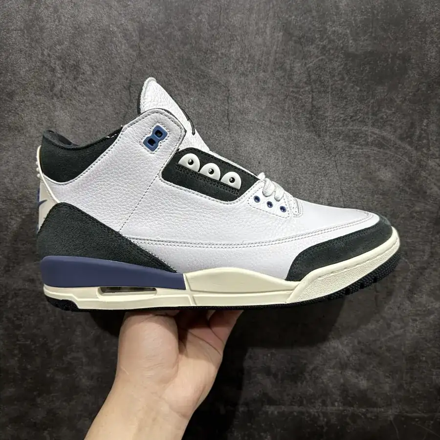 A Ma Maniére x Air Jordan 3 OG White Grey Blue