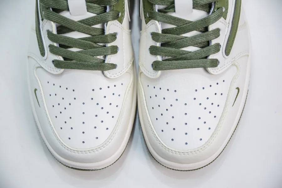 TS x Air 1 Low White and Green, Premium Edition