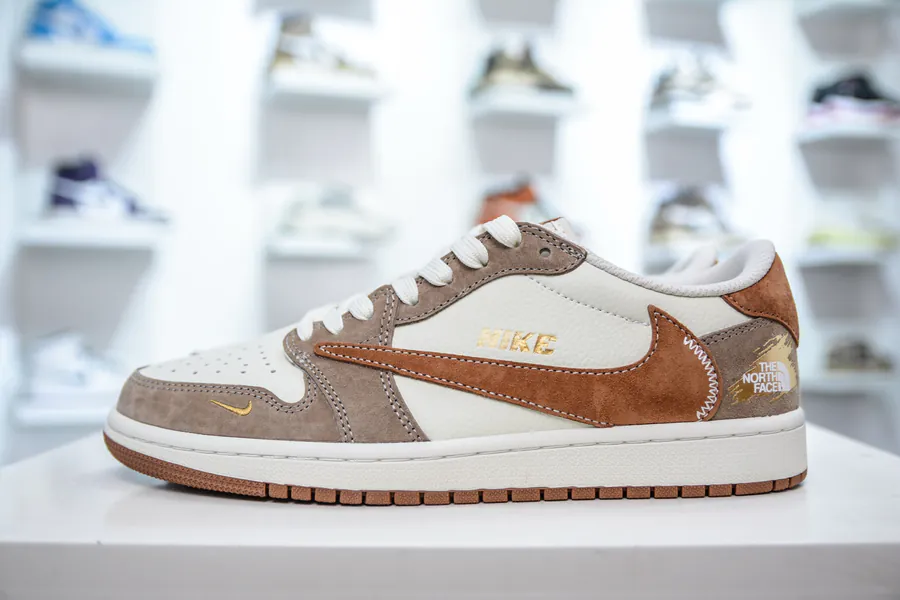 TS x Air 1 Low x The North Face Collaboration Sneaker