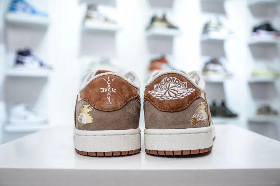 TS x Air 1 Low x The North Face Collaboration Sneaker