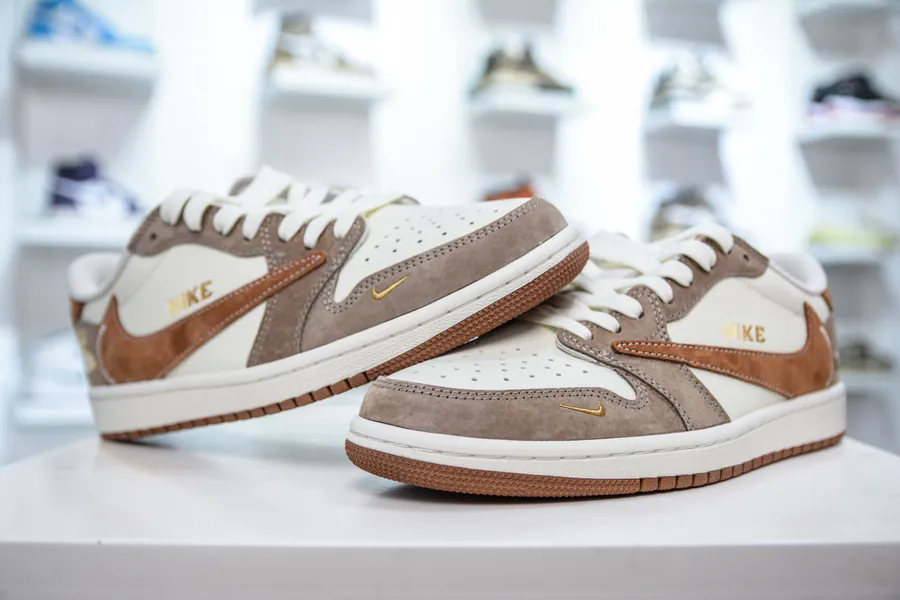 TS x Air 1 Low x The North Face Collaboration Sneaker