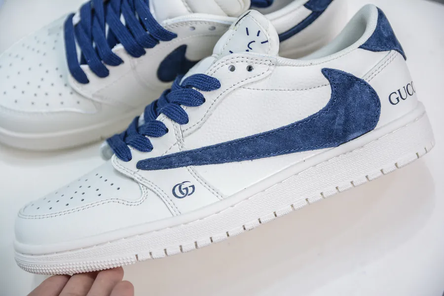 Fraent x Travis Scott x Air 1 Low Premium Collaboration Sneaker
