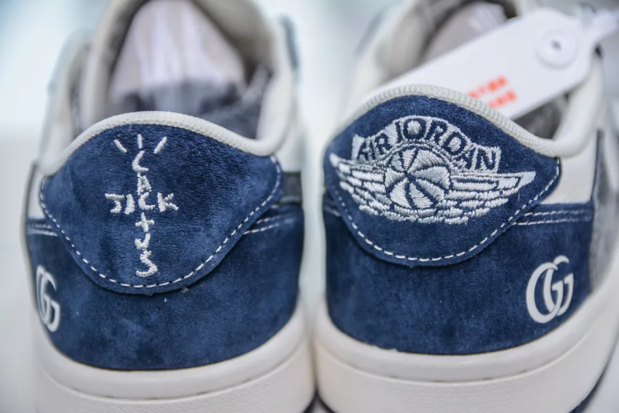 Fraent x Travis Scott x Air 1 Low Collaborative Low Sneakers