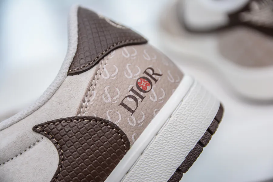 TS x Air 1 Low x Snake Year Limited Brown Snake Pattern