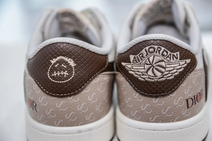 TS x Air 1 Low x Snake Year Limited Brown Snake Pattern