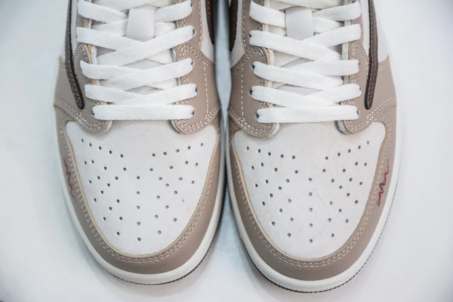 TS x Air 1 Low OG Version Snake Year Limited Brown Snake Pattern