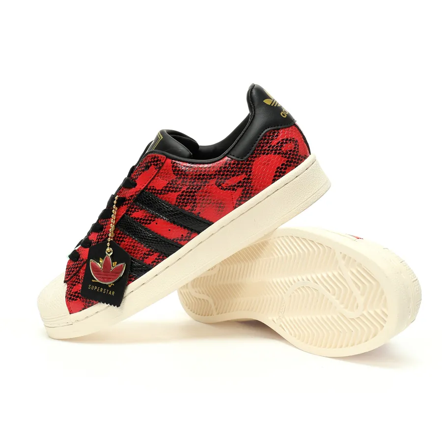 Originals Superstar II Year of the Snake Limited Edition Snake Pattern Wine Red Black Gold