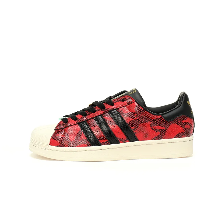 Year of the Snake Limited Edition Snake Pattern Wine Red and Gold Snake Head Sneaker