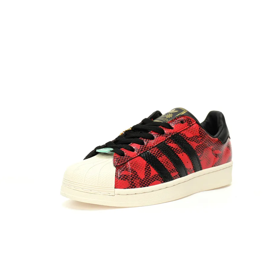 Year of the Snake Limited Edition Snake Pattern Wine Red and Gold Snake Head Sneaker