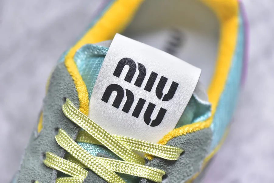 Miu Miu Trainers with Three Color Accents