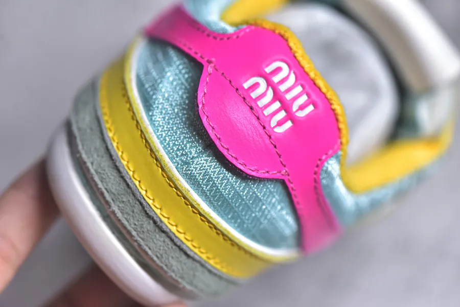 Miu Miu Trainers with Three Color Accents