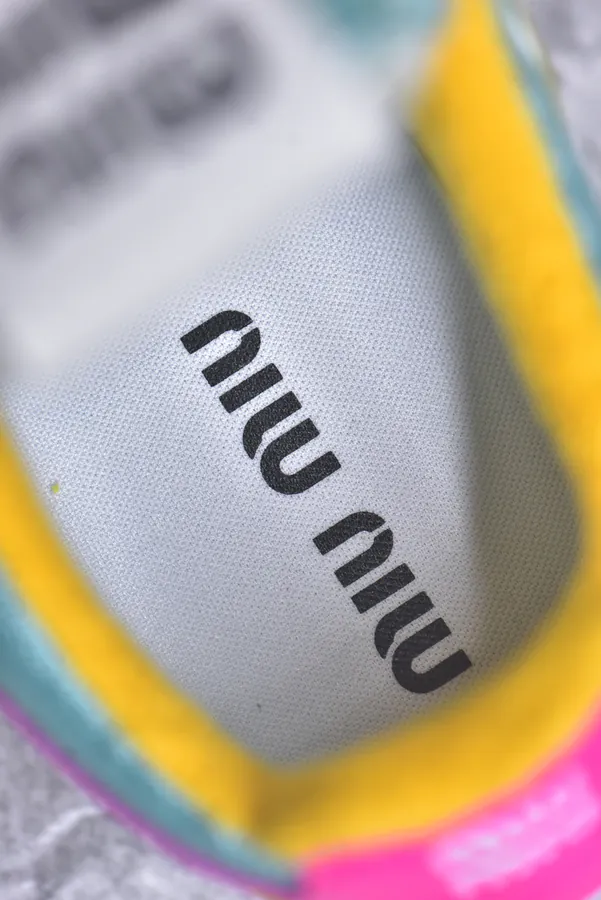 Miu Miu Trainers with Three Color Accents