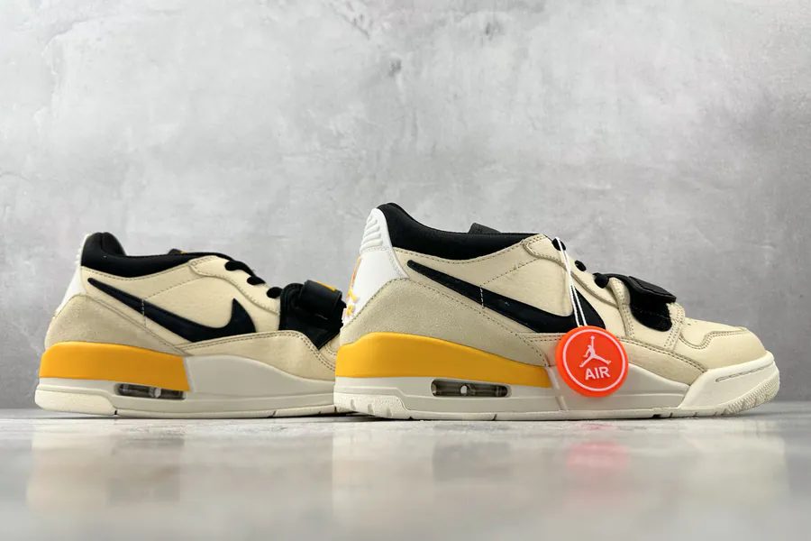 Legacy 312 Low in Pale Vanilla and Orange Black