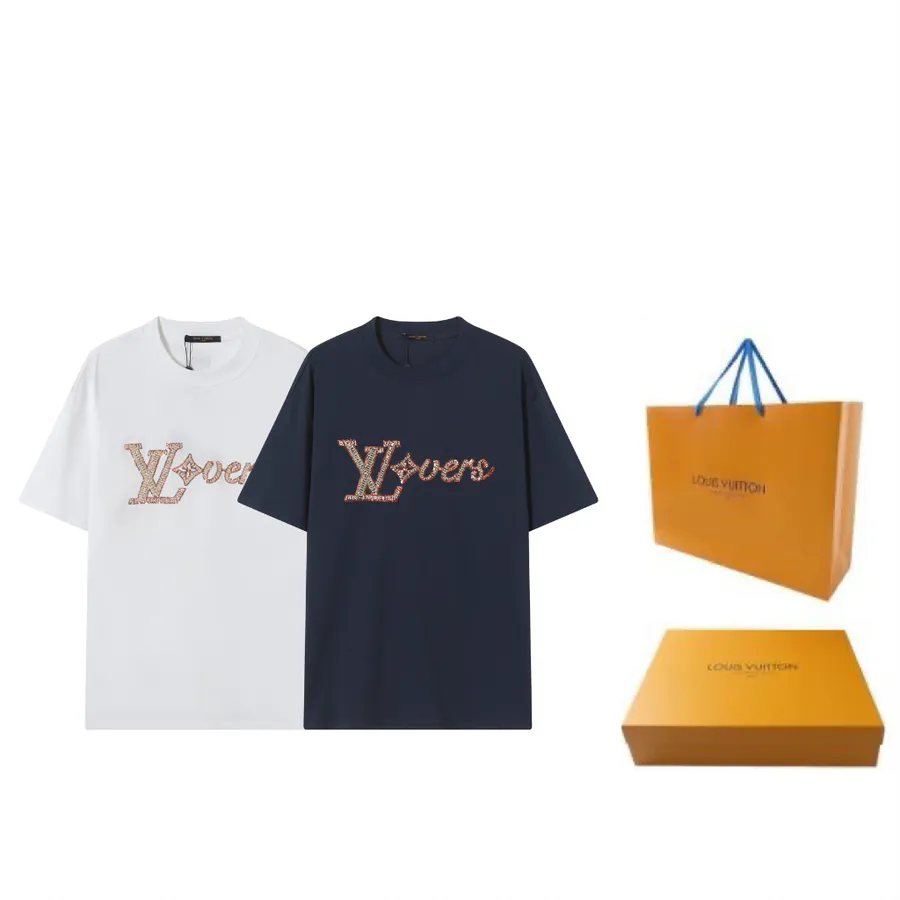 LVV Starlight Exclusive 25ss Handmade Embellished T Shirt