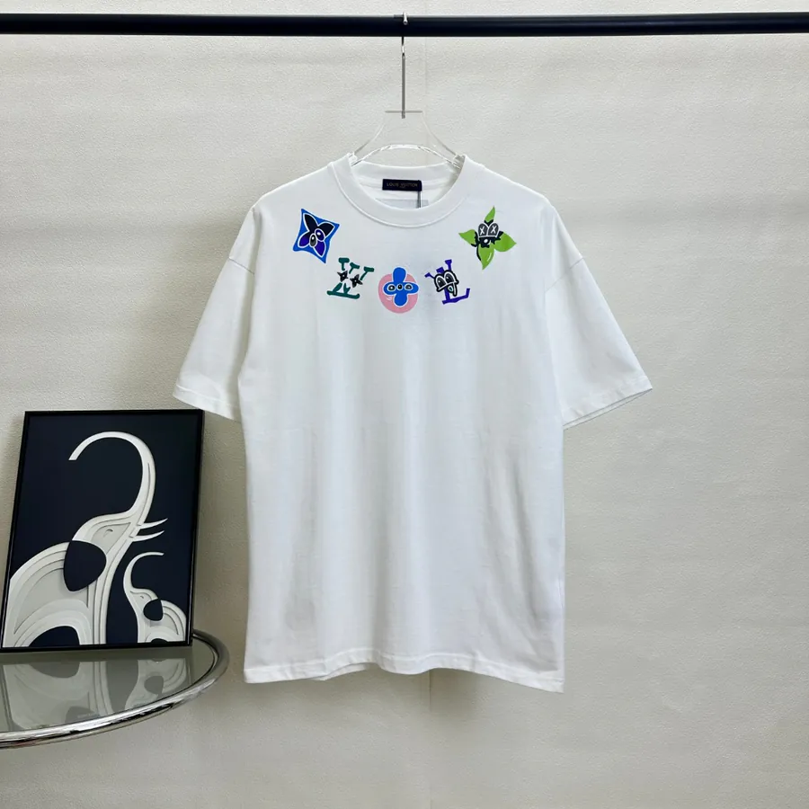 LVV Anime Damier Scarf Short Sleeve