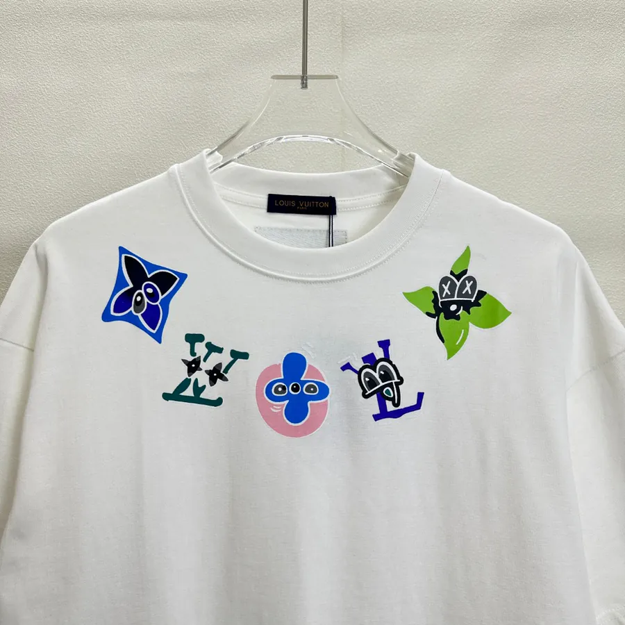 LVV Anime Damier Scarf Short Sleeve