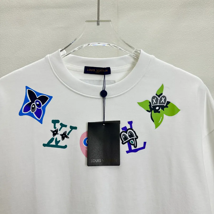 LVV Anime Damier Scarf Short Sleeve