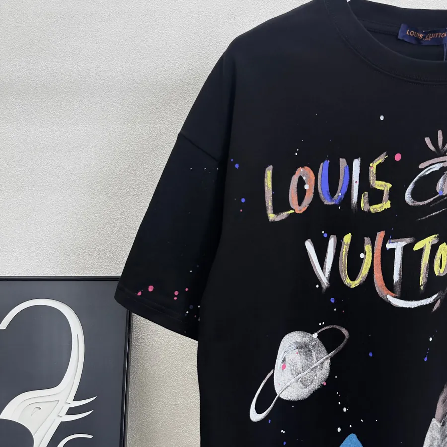 LVV Starry Journey Print T Shirt