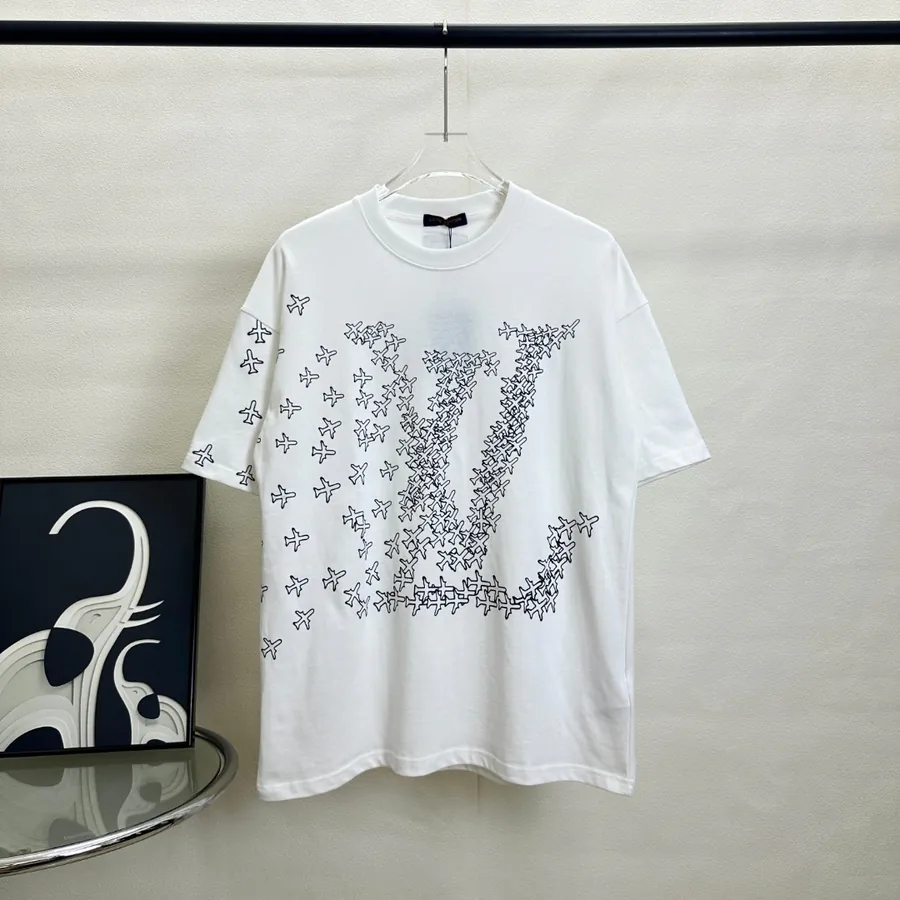 LVV Starlight Exclusive Irregular Plane Logo T Shirt