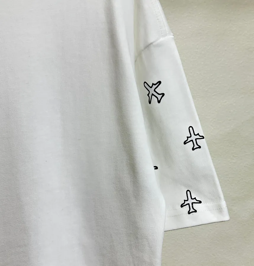 LVV Starlight Exclusive Irregular Plane Logo T Shirt