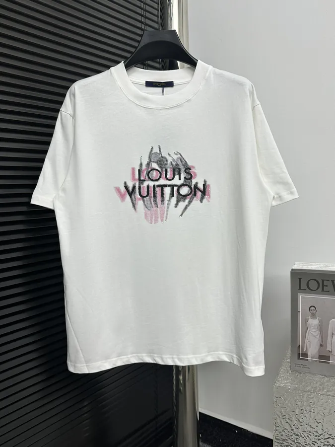 LVV Star Supply 24ss Letter Logo T Shirt
