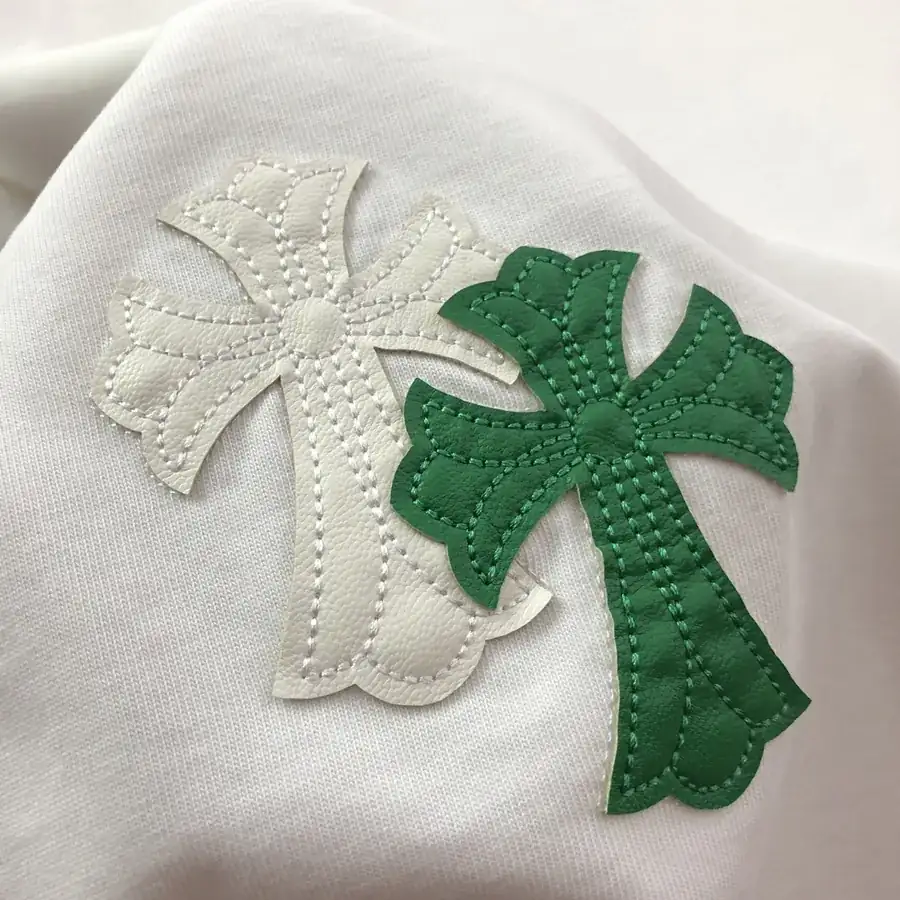 Cherished 2025 New Collection Embroidered Patchwork Short Sleeve T Shirt