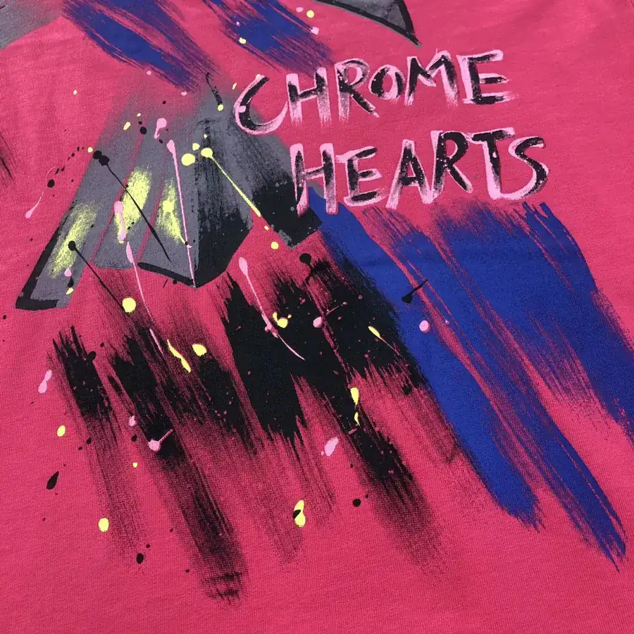 Cherished 2025 New Collection Embroidered Graffiti Print Short Sleeve T Shirt