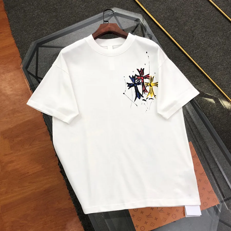 Cherished 2025 New Design Graffiti Print Short Sleeve T Shirt
