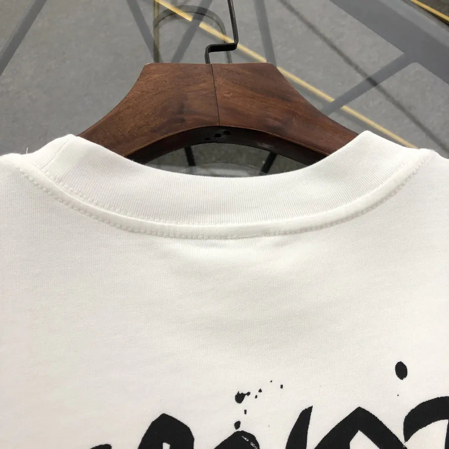 Cherished 2025 New Design Graffiti Print Short Sleeve T Shirt