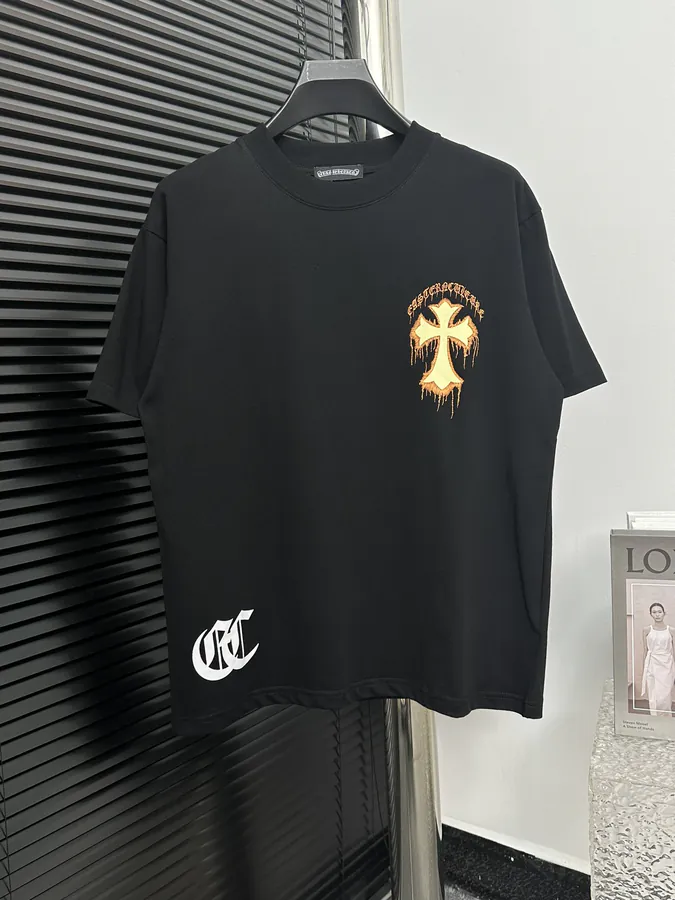 Come Hearts 24ss Crosshair Print Short Sleeve