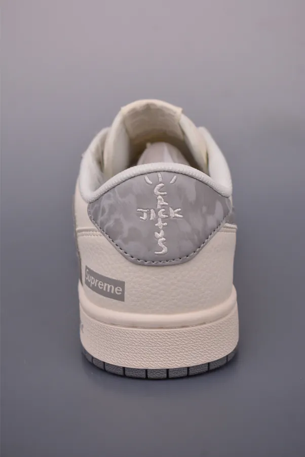 Fraent x Travis Scott x Air 1 Low 三方联名低帮倒钩鞋