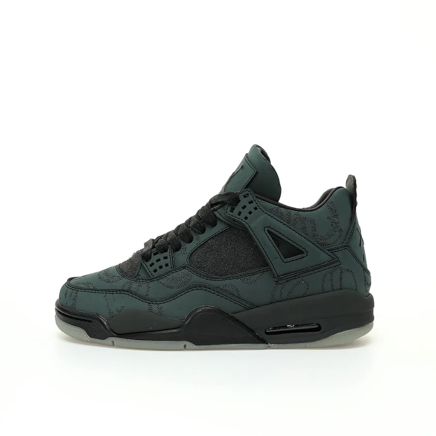 KAWS x Air 4 Retro 'Black' Sneaker