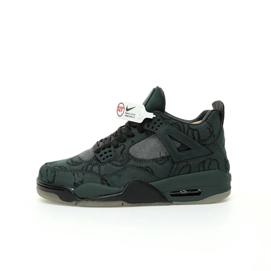 KAWS x Air 4 Retro 'Black' Sneaker
