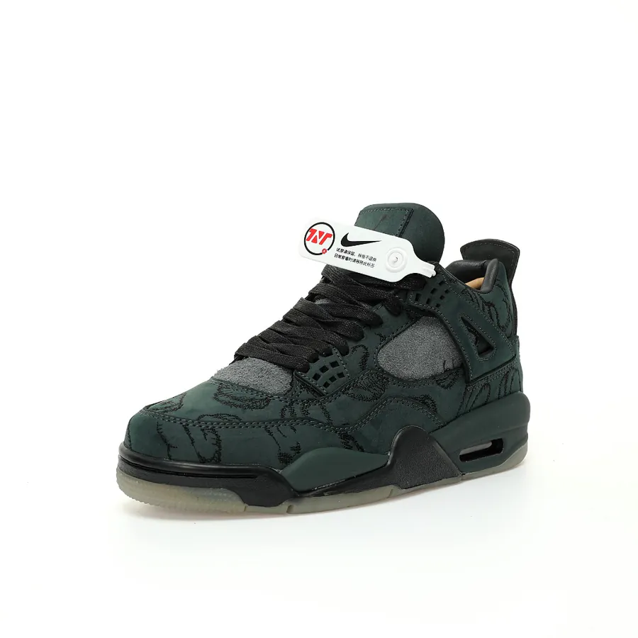 KAWS x Air 4 Retro 'Black' Sneaker