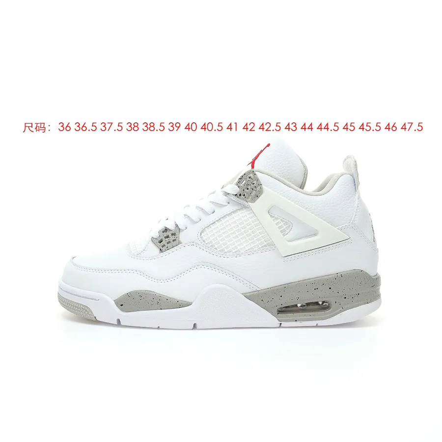 Michael Jordan Air 4 Retro 'White Oreo' Basketball Shoe