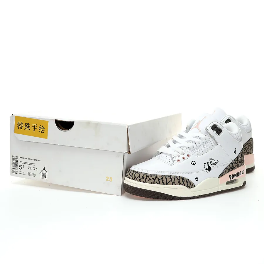 Michael Jordan 3 Retro Atmosphere Panda Sneaker