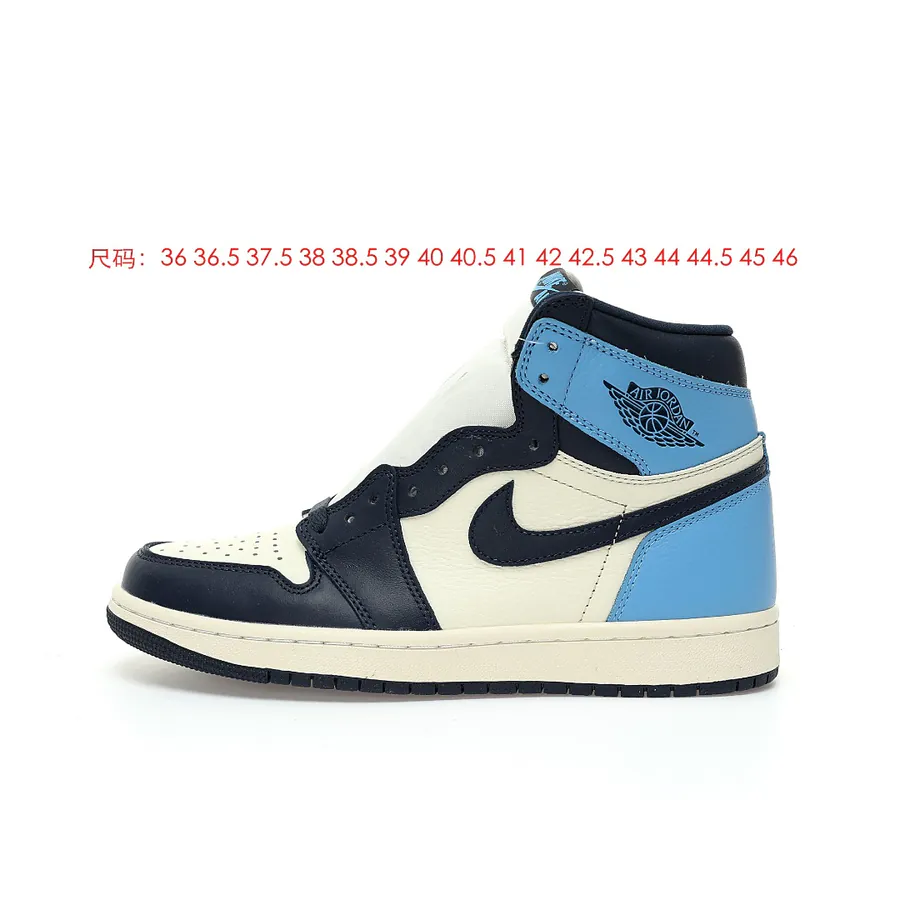 Michael Jordan Air 1 Retro High OG Black曜石 Campus Blue