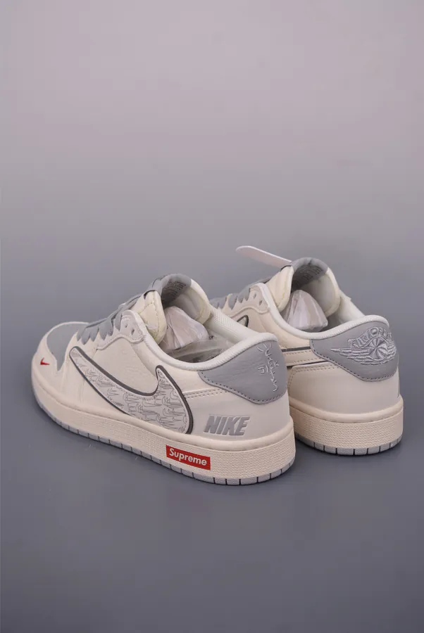 Fraent x Travis Scott x Air 1 Low Triple Collaboration Low Sneaker