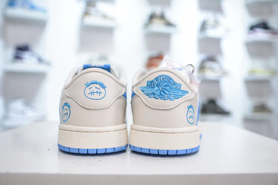 Travis Scott x Air Jordan 1 Low Custom Color Bucket Bag