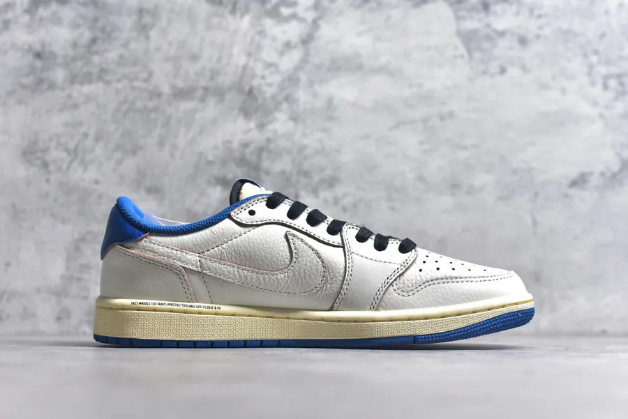 Travis Scott x Air Jordan AJ1 Low OG SP TS White Blue DM7866 104