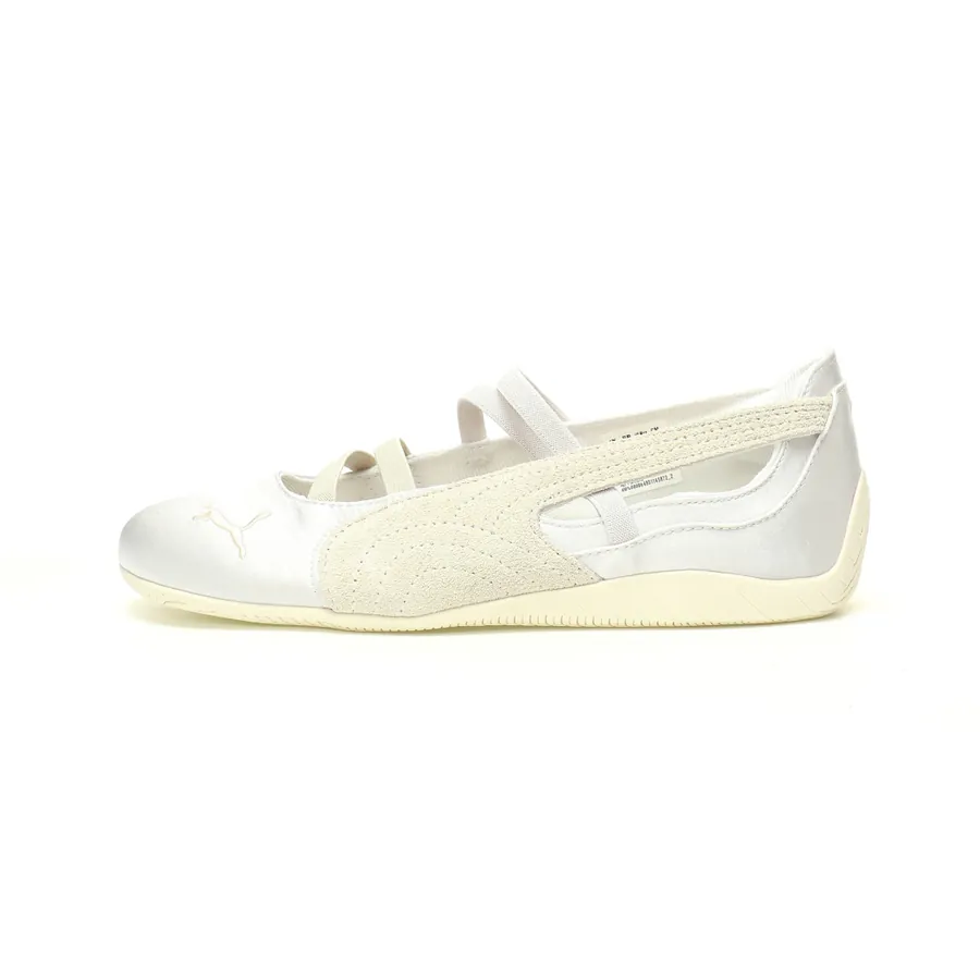 PUM Speed OG Low Top Retro Ballet Sneaker in White