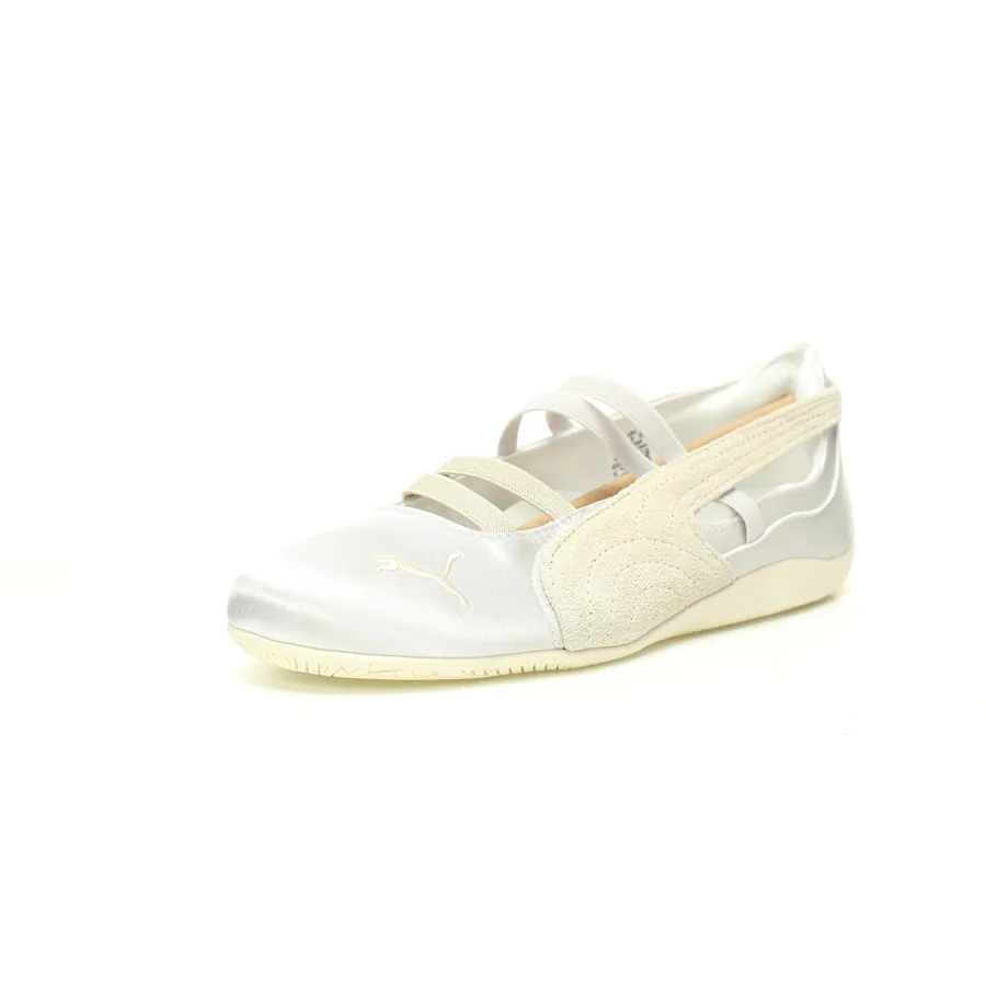 PUM Speed OG Low Top Retro Ballet Sneaker in White