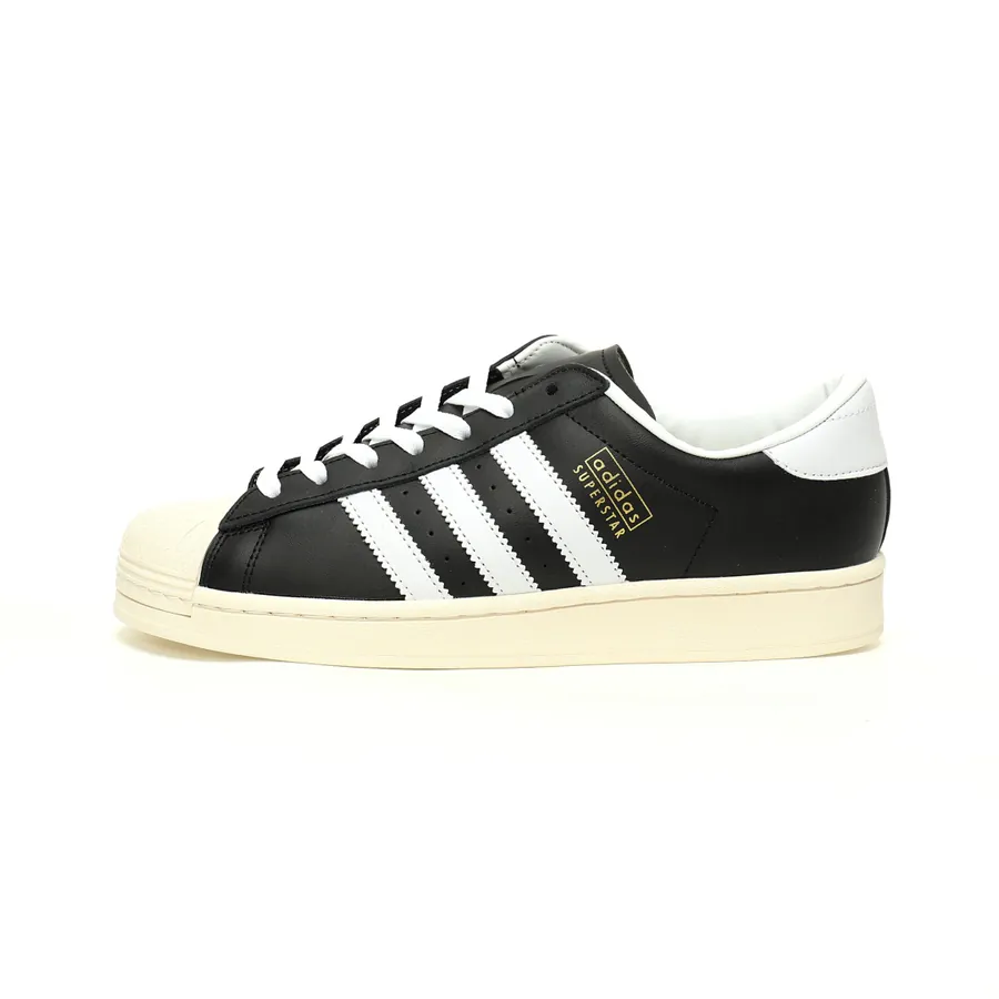 Originals Superstar OG Vintage Black White Leather Low Top Sneaker