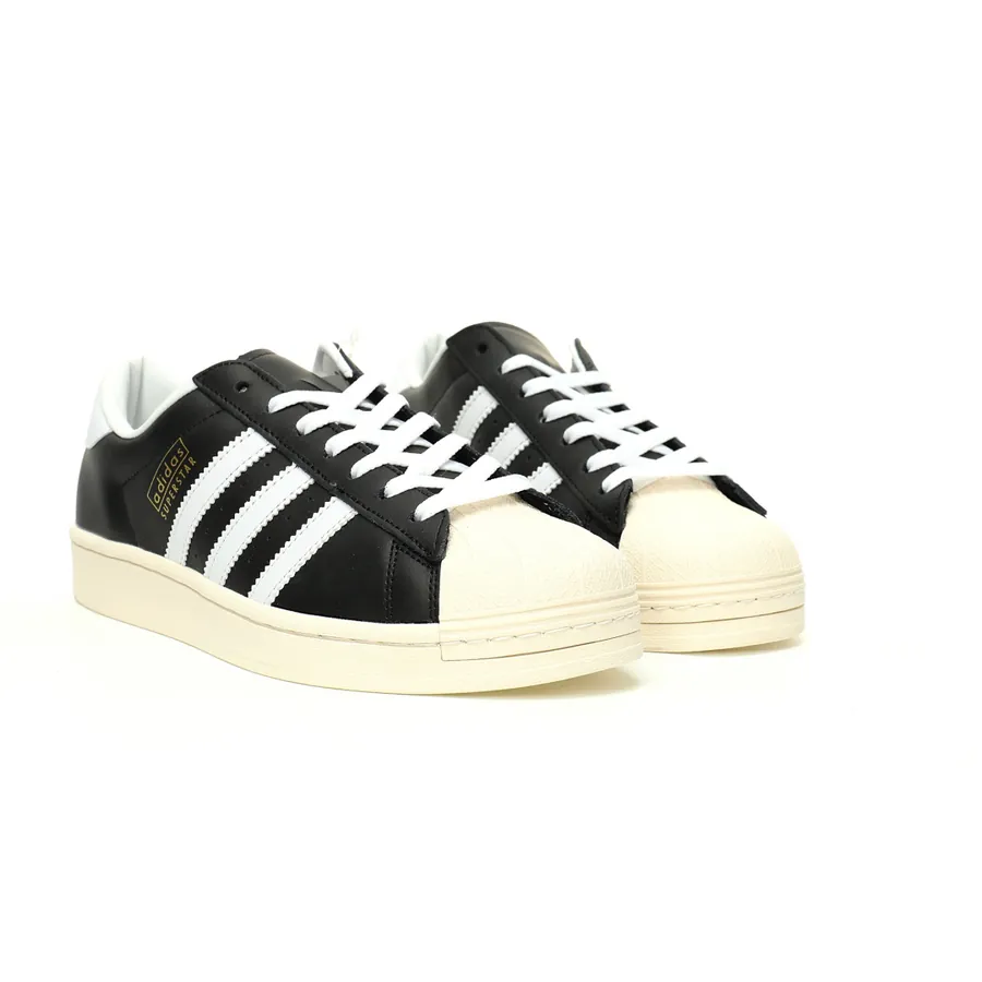 Originals Superstar OG Vintage Black White Leather Low Top Sneaker